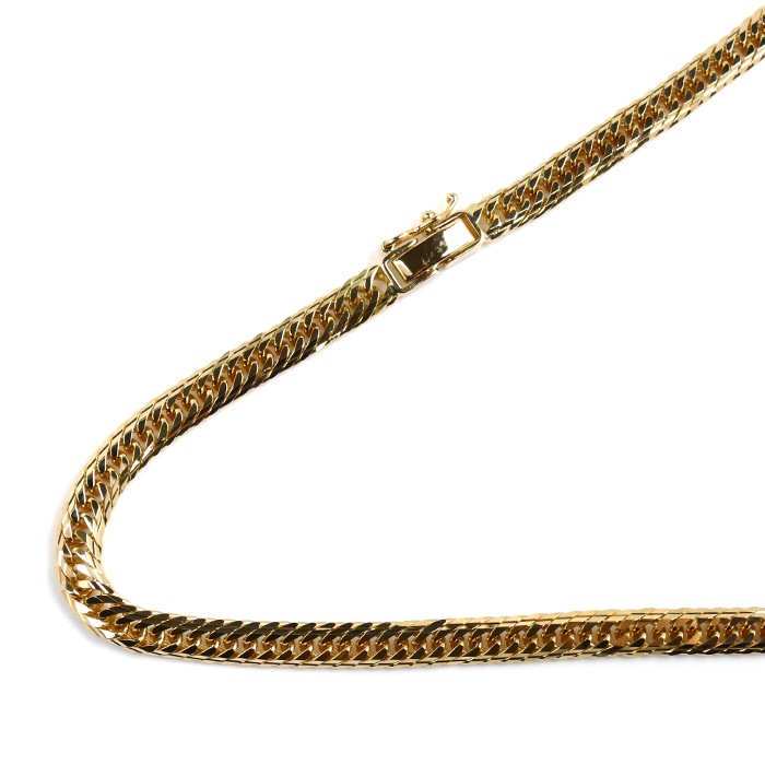 K18YG イエローゴールド ネックレス 30.4g 50cm 喜平14面トリプルカット メンズ 中古