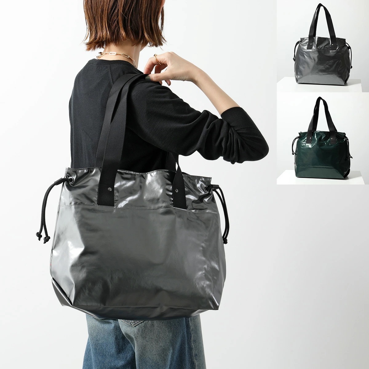 jack gomme ジャックゴム トートバッグ LIGHT ORIGINAL 1967 MONTOTE レディース メタリック ショッピングバッグ 軽量 撥水 鞄 カラー2色