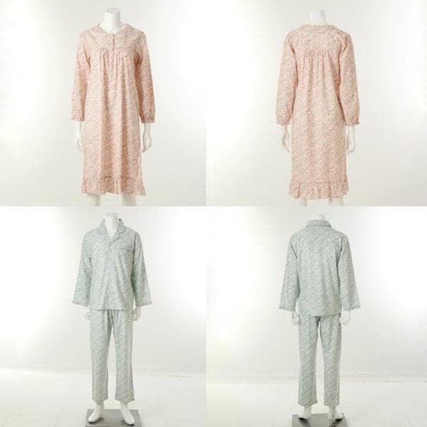 VGNA201VPAA201M_綿モーダルカップルパジャマセット 女性ワンピース