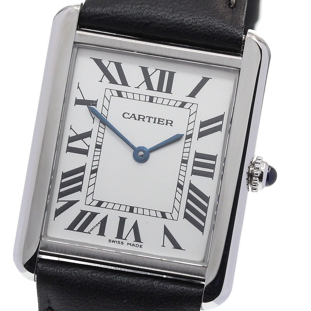 カルティエ CARTIER W1018355 タンクソロLM クォーツ メンズ 良品 _845744【中古】