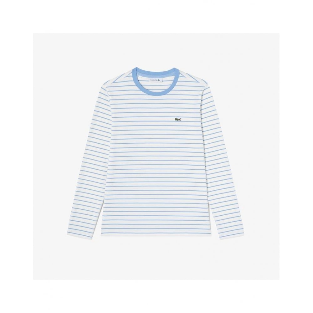 ラコステ レディース ストライプ 長袖 Tシャツ TF922E-55G HBP