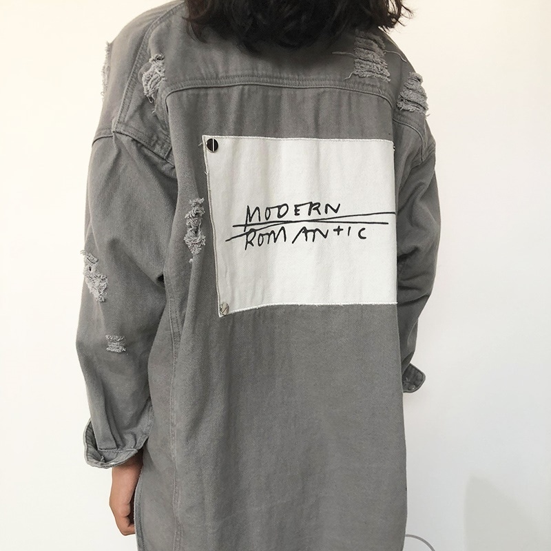 デニム ショート丈 ブラシ ダメージ加工 レディース ワイドパンツ ヴィンテージバックパッチブラウス タイトスカート