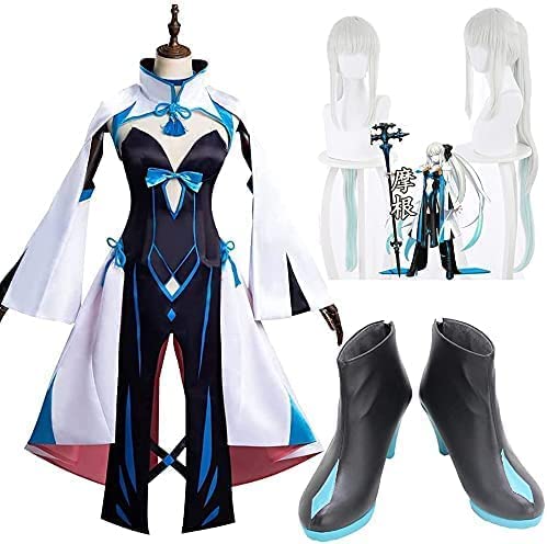 モルガン Fate/Grand Order FGO 第一段階モルガンの再臨 コスプレ衣装 ウィッグ靴付き 学園祭 仮装 ハロウィン