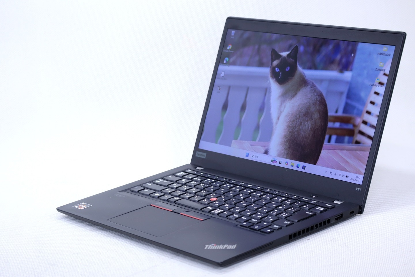 即配 良品 バッテリー良 2021年Ryzen5薄軽量モデル ThinkPad X13 Gen1 Ryzen5PRO4650U 8G 256G 13.3FHD Wi-Fi6 Office AAA評価