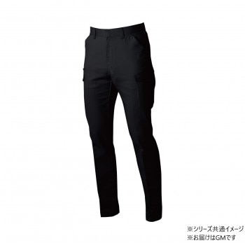 桑和 3472-08　カーゴパンツ GMサイズ ブラック（4） SOWA