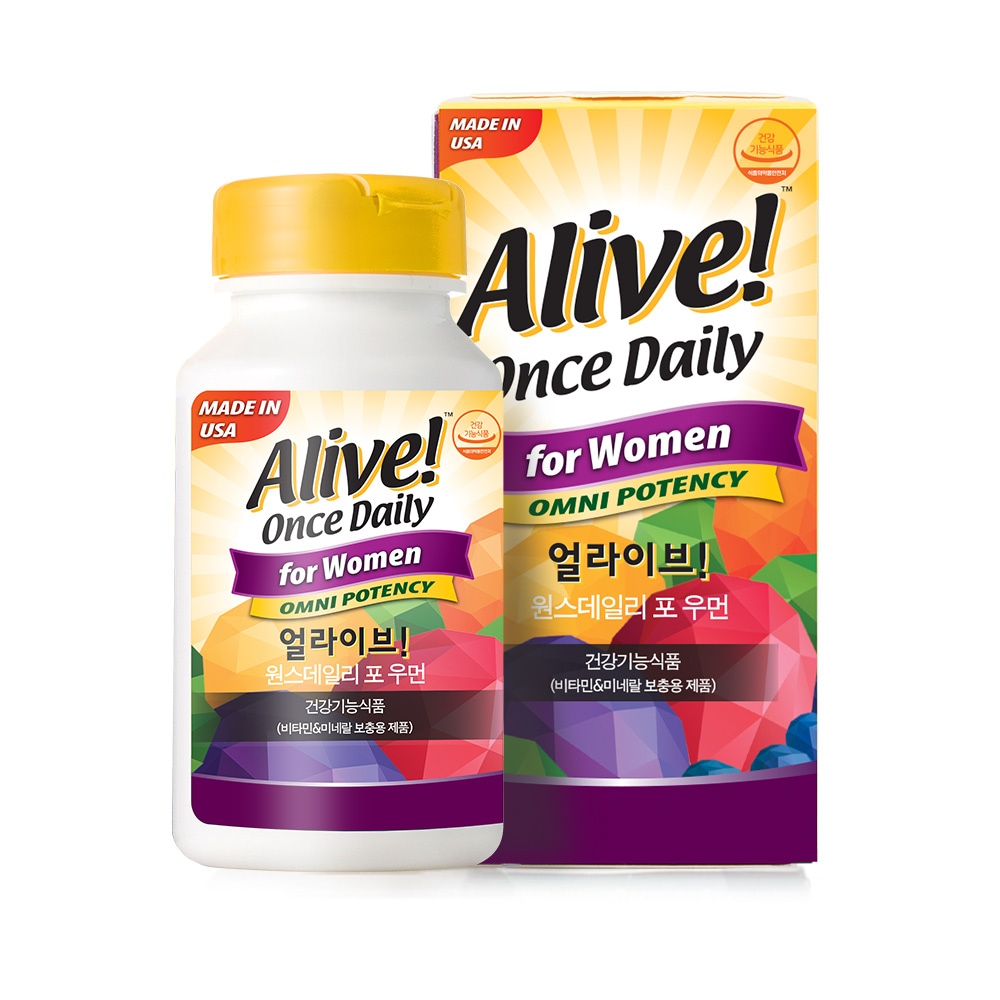 アライブワンスデイリーフォーウーマンマルチビタミン/栄養剤/韓国発送