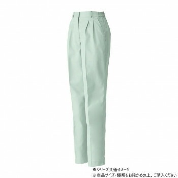 桑和 4220 レディースツータックスラックス Sサイズ モスグリーン（107）