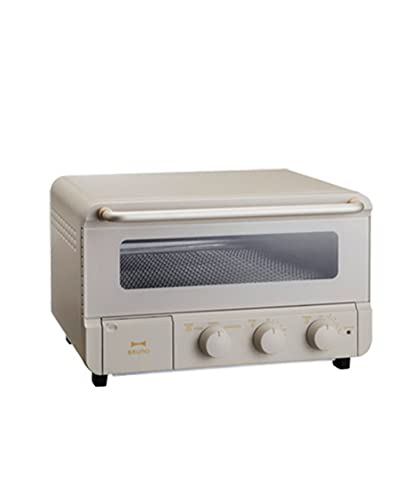 BRUNO ブルーノ オーブン トースター 4枚焼き スチーム ＆ ベイク コンベクション機能 温度調節 1350W ピザ対応 グレージュ BOE067-GRG