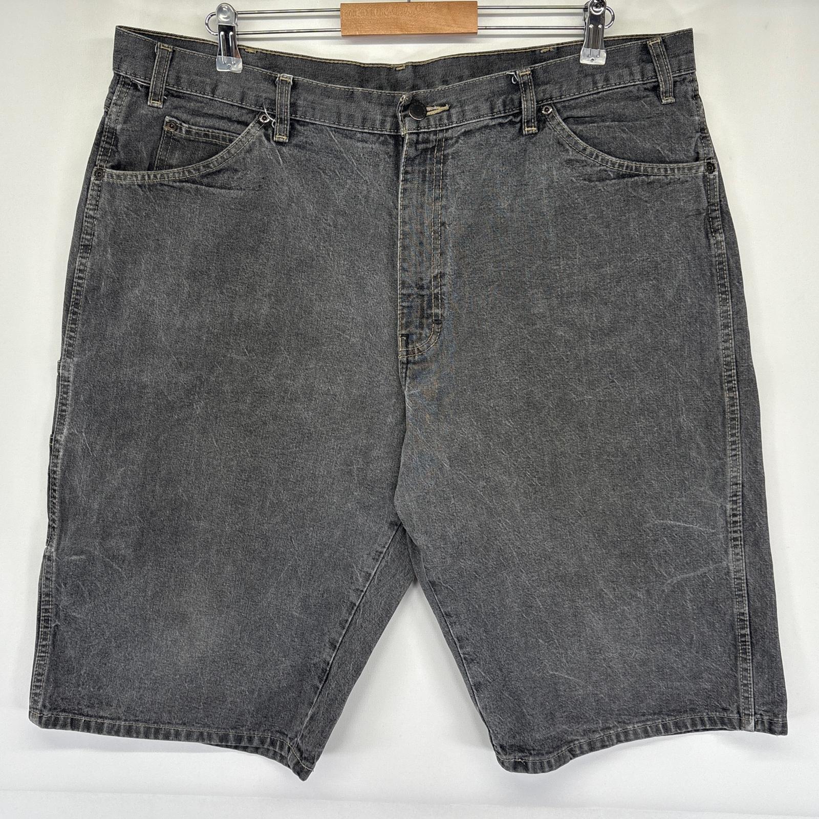 古着 ショートパンツ デニム ペインター ハーフパンツ ショーツ ワーク フェード w40 ブラック系 メンズ