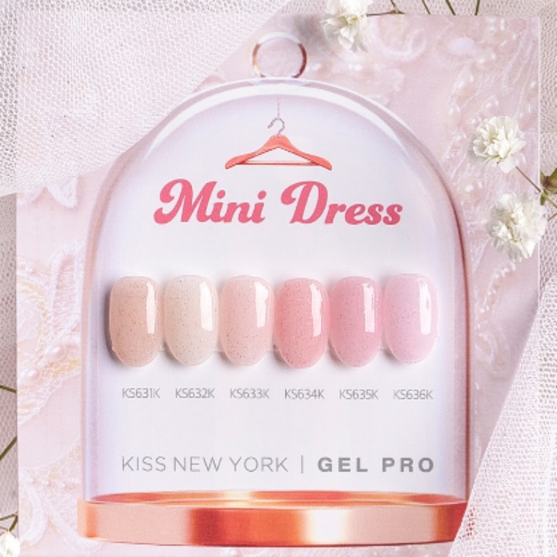 KISS NEWYORK / mini dresses 6 set / pearl syrup gel