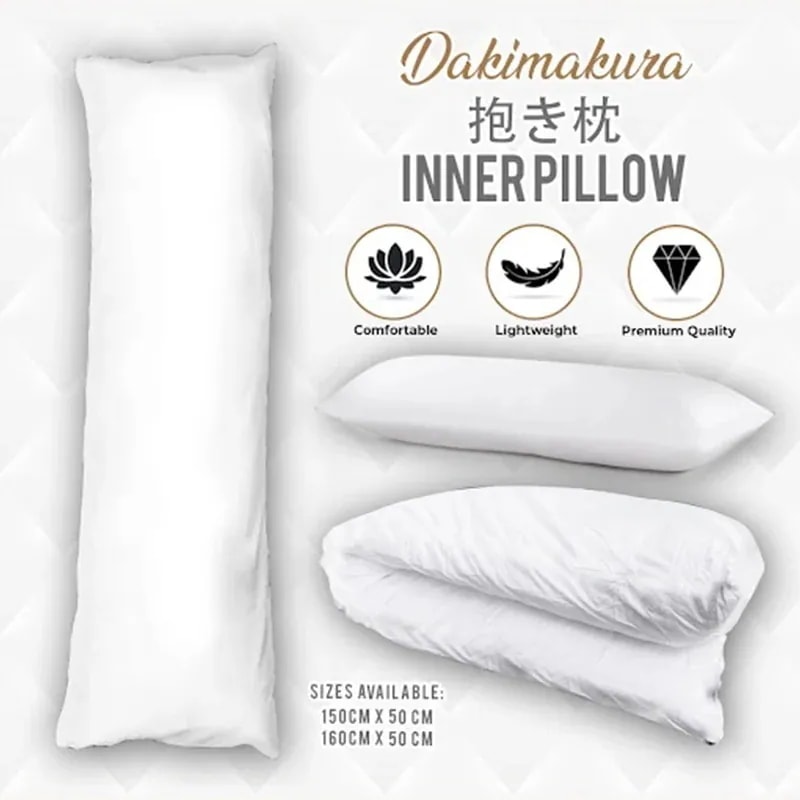 【挑戦 】Arrowzoom-高さ150x50cm/160x50cm 長い白いdakmakura 結び目のある枕 ボディクッション コットン 寝室用 家庭用アクセサリー 14,648円