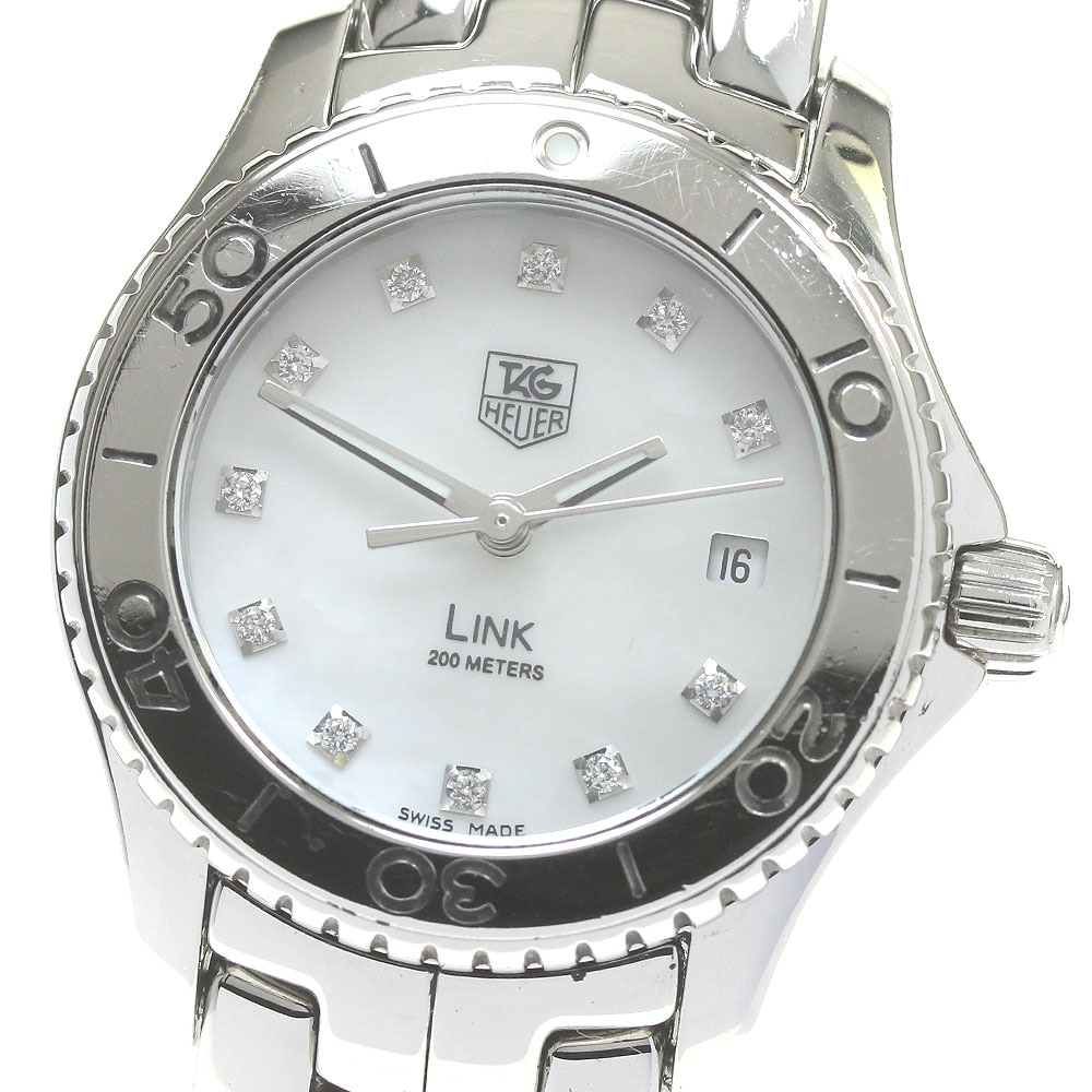 タグホイヤー TAG HEUER WJ1319-0 リンク 11Pダイヤ クォーツ レディース _843151【中古】
