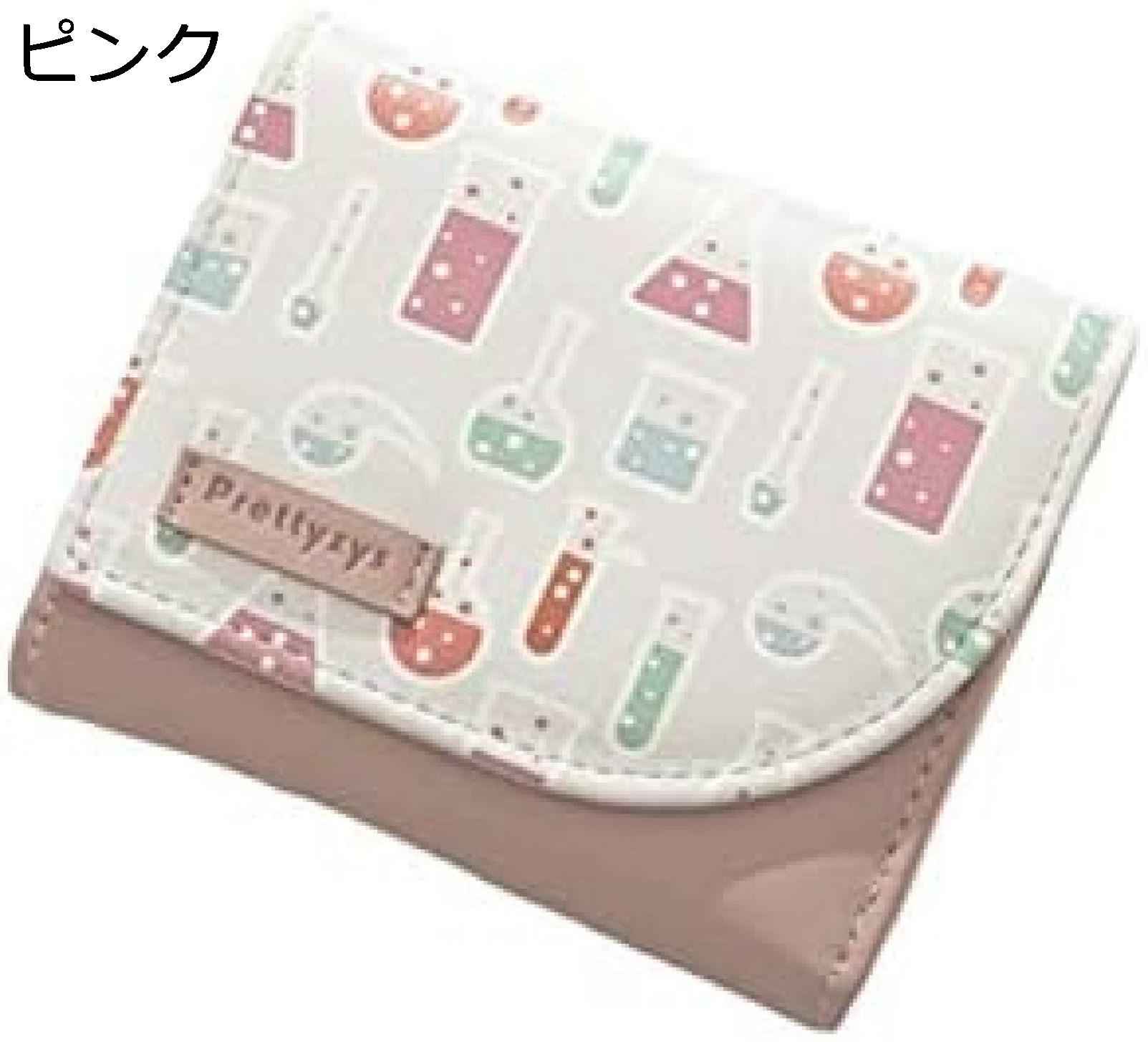 【20%OFFクーポン】小さい財布 レディース 三つ折り財布 大容量 カード入れ 小銭入れ 多機能 取り出しやすい ボタン プリント柄 コンパクト 軽い コインケース 誕生日 ギフト おしゃれ かわい