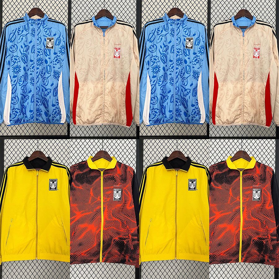 2425 タイガース トレーニングユニフォーム 出演ユニフォーム ジャージ メンズ 長袖ジャケット 両面ウインドブレーカー サッカーユニフォーム 秋冬スポーツウェア