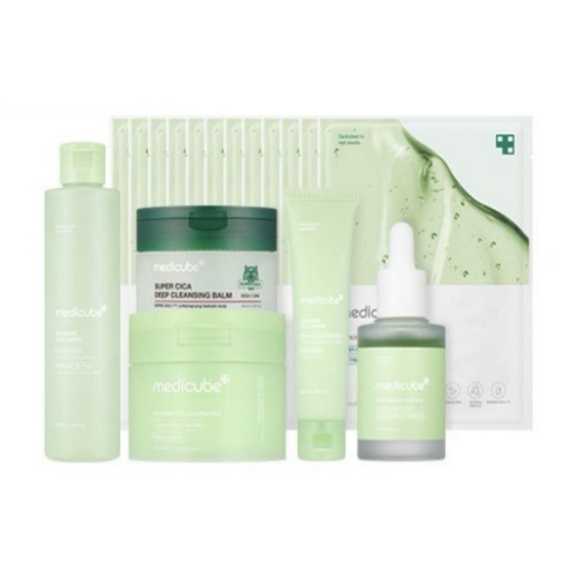 [真の 韓国スキンケアセット] エクソソーム シカパッド,エクソソーム シカアンプル,エクソソーム シカトナー,エクソソーム シカクリーム,シカ クレンジングバーム,マスクパック 10枚 12,257円