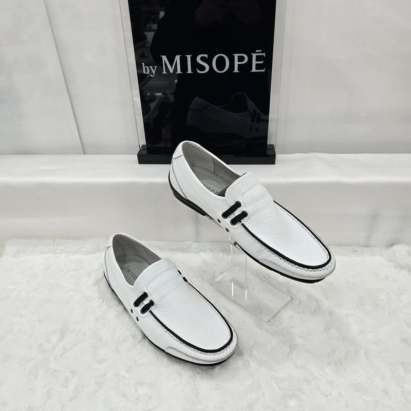 By 男性カジュアルコンフォートローファー 121HT837DY010 WHITE 3 JJ