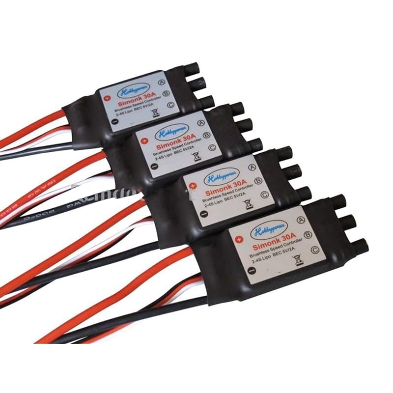 F450 F550 X525マルチコプター対応SimonK 30A ESCブラシレス スピード コントローラー BEC 2A 4PCS