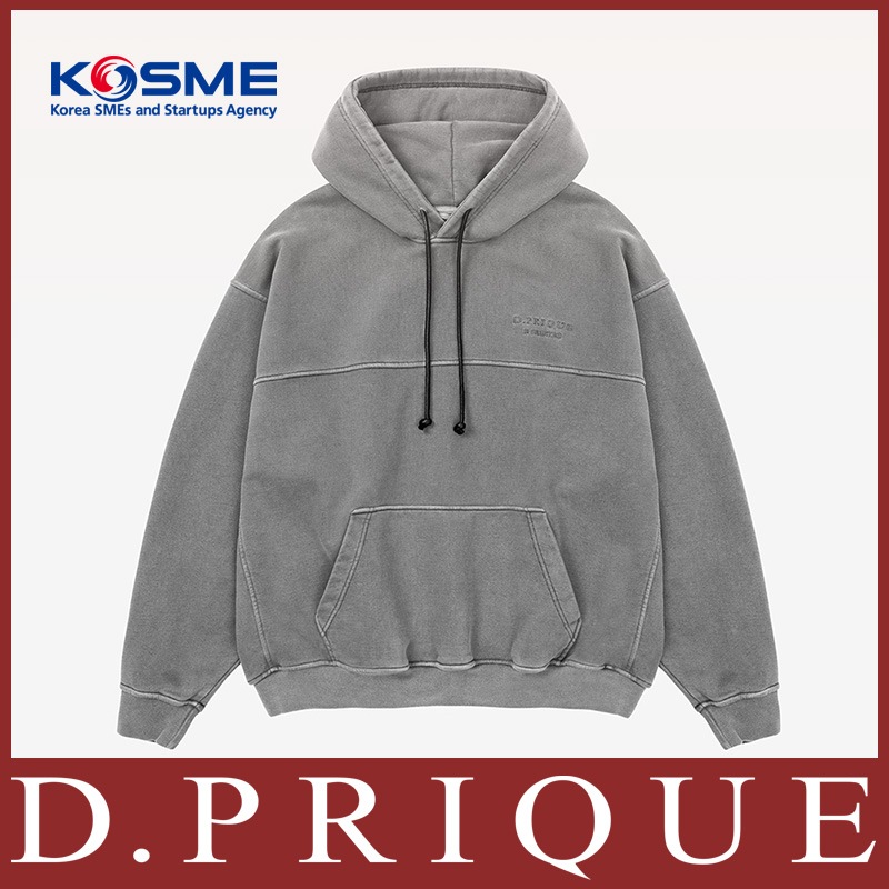 Washed Hoodie - GreyM, L