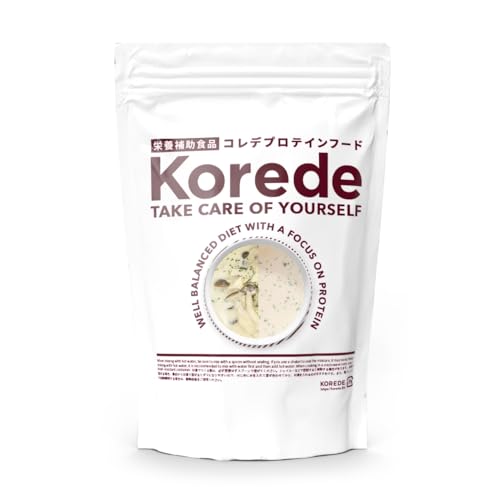KOREDE 甘くない プロテインスープ きのこチーズ 400g たんぱく質50% ソイプロテイン タンパク質