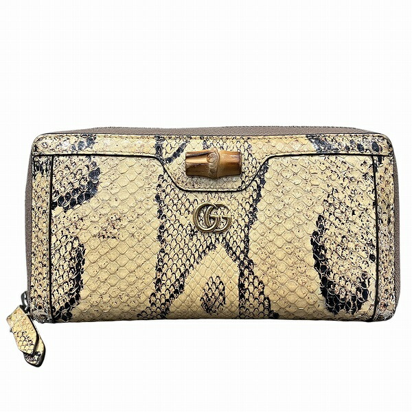 グッチ ダイアナ コンチネンタル 658634 ラウンドジップ 長財布 レディース【中古】 44,090円