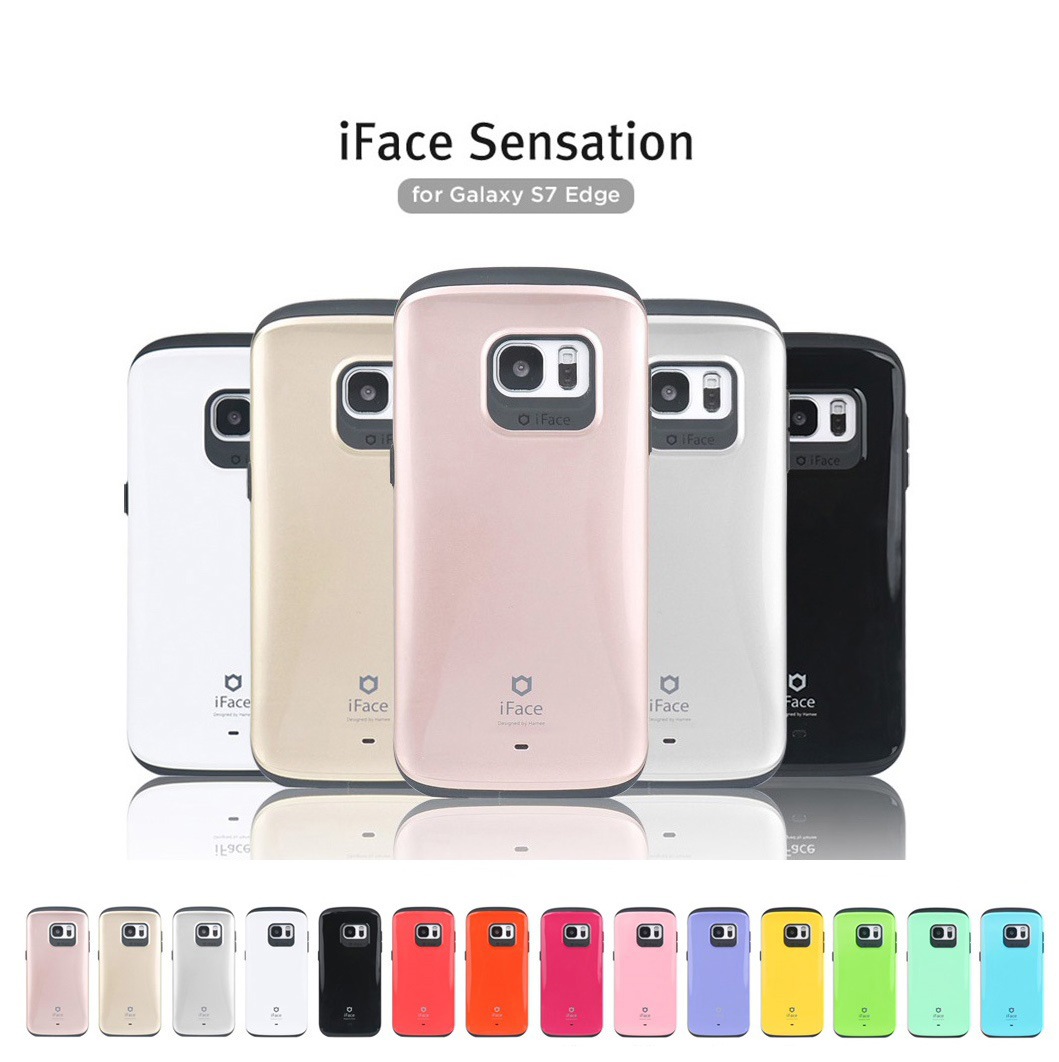 Qoo10 Iface Sensation Galaxy S7 Edge 送料無料 Iface Sensation スマホケース 保護フィルム