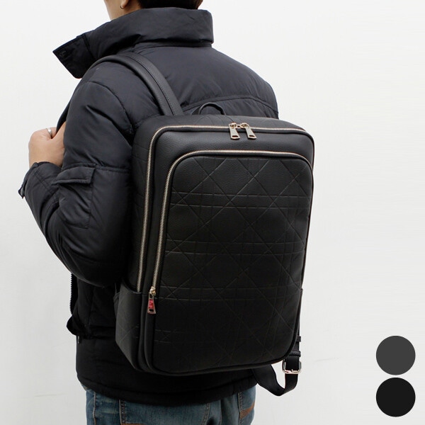 DICUBO)カジュアル ファスナー スクイヤー レザー バックパック DTDP-DC1732