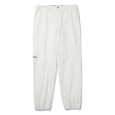 正規品 Malbon Golf Malbon サマーベンティルジョガーパンツ ホワイト (MAN)