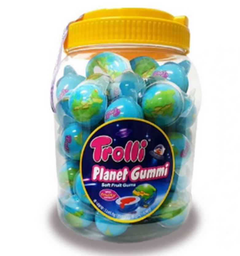 [Trolli 正規品]トロリー地球グミ 61個