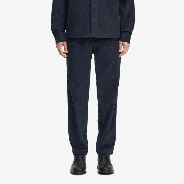 [シャープ] テーパード コーデュロイ トラウザー - ネイビー AFPM2538511-608