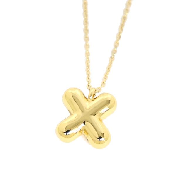 ネックレス レディース アクセサリー BUBBLY X PENDANT GOLD イニシャル M0014771 710
