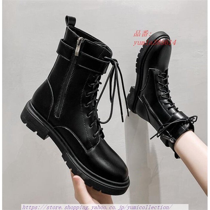 ブーツ レディース ローヒール 秋 冬 靴