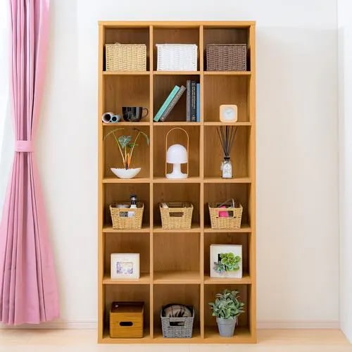 書棚 ヤマダオリジナル YBS620001NA89KD ナチュラル【AR対応】