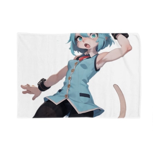 【文字入れ可能受注生産】ハツカネズミの女の子　アリス ブランケット