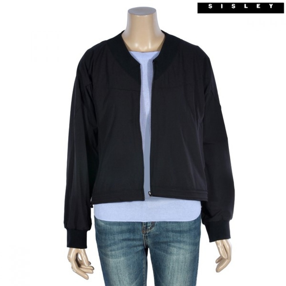 (シスレー) シスレーソリッドジップアップジャンパー SAJPA2411_BK