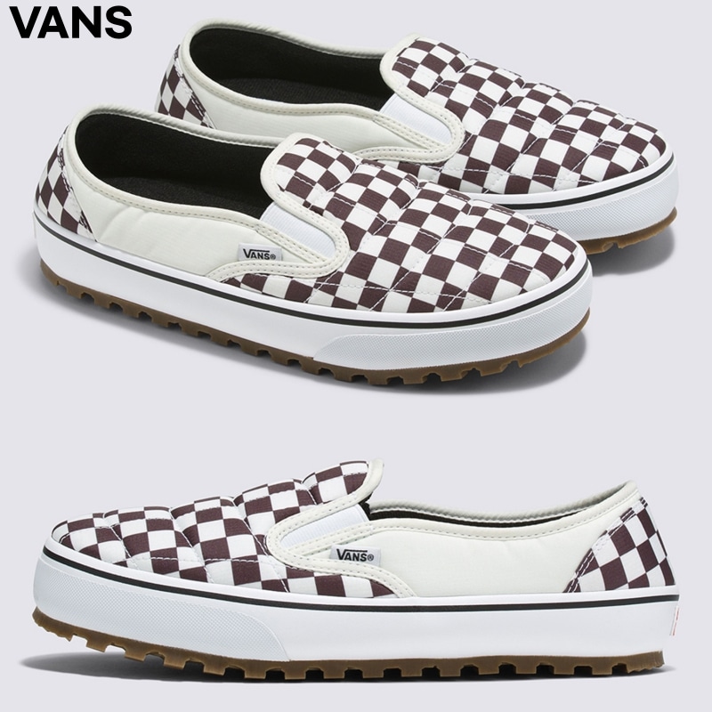 [VANS] バンズ スニーカー スノーラージ スリッパ ガード / QUILTED CHECKERBOARD