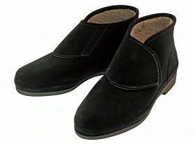 ウェルファン 雪道さん 婦人用 スパイク付 ブラック 左24.0 右23.0 009706