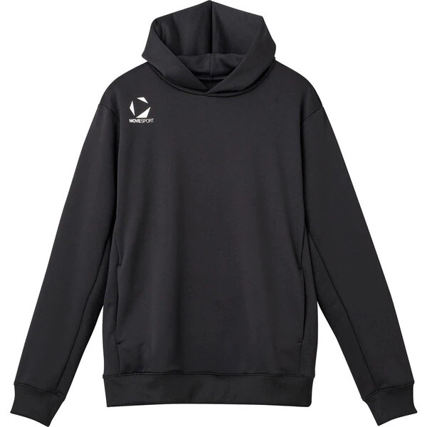 MOVESPORT ムーブスポーツ スポーツウエア フーデッドスウェット ブラック O ST5SSWT0M BK00