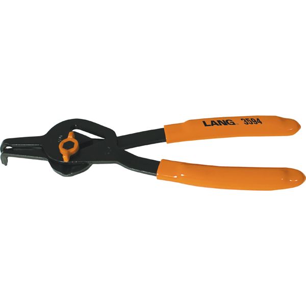 LANGTOOLS ラングツール スナップリングプライヤー 軸穴兼用 90度アングル 全長235mm 穴リング46～76.2mm 3594 工具 ツール DIY 作業工具