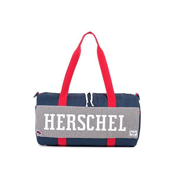 Herschel Sutton Duffel Bag， Home Navy/Red， Mid-Volume 28.0L 並行輸入品