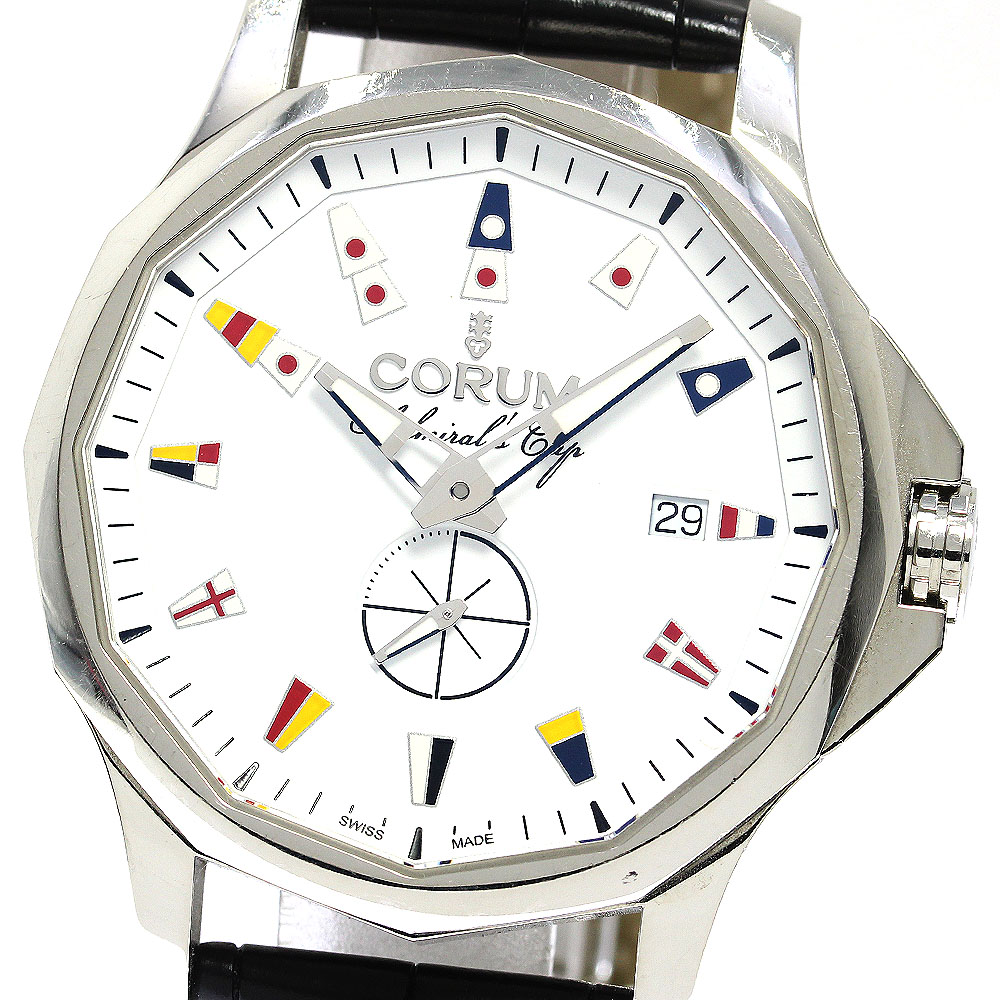ベルト訳あり コルム CORUM 01.0090 アドミラルズカップ レジェンド 自動巻き メンズ _738310【中古】