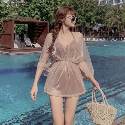 水着 ワンピース スリーピース 体系カバー水着 かわいい 大人可愛い きれいめ セクシー シンプル カジュアル ナチュラル ゴージャス 華やか 大人 大人っぽい おしゃれ お洒落 レトロ w