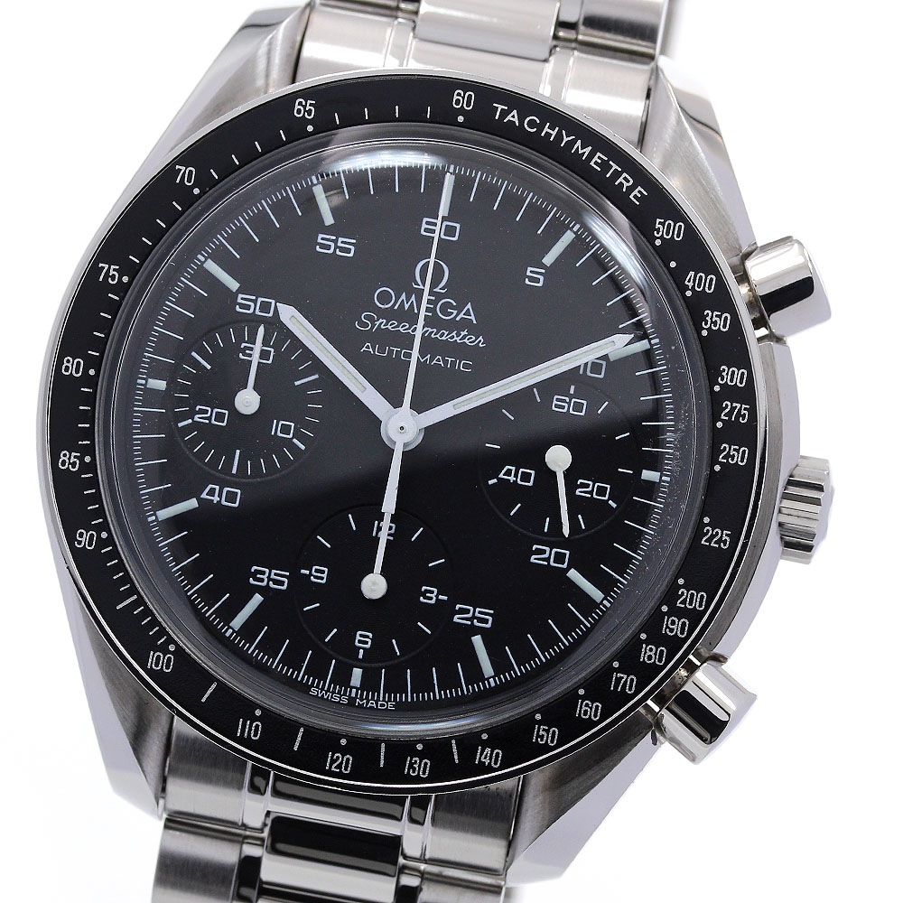 オメガ OMEGA 3510.50 スピードマスター クロノグラフ 自動巻き メンズ 良品 保証書付き_715662【中古】