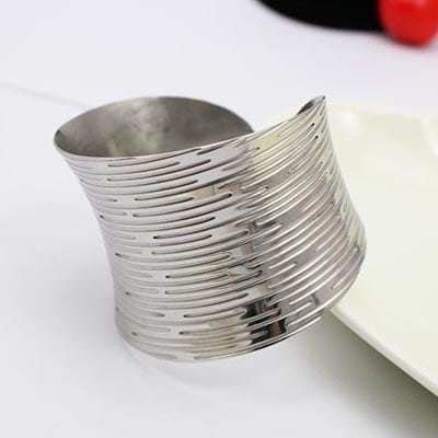 ホワイトバーチ ステンレス バングル アームレット 腕輪 サージカルステンレス316L メンズ レディース 手首 アクセサリー 二の腕 フリーサイズ 腕 ブレスレット stv00-00101xx
