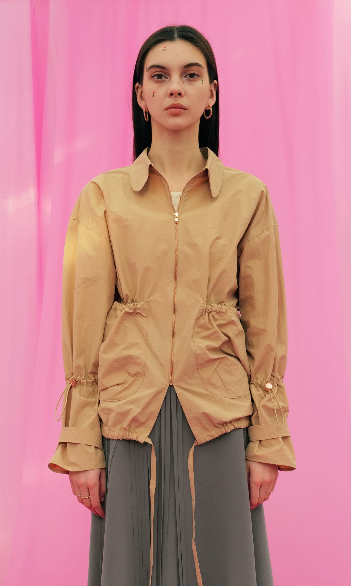 【J.CHUNG】 LISHE STRING JACKET : BEIGE