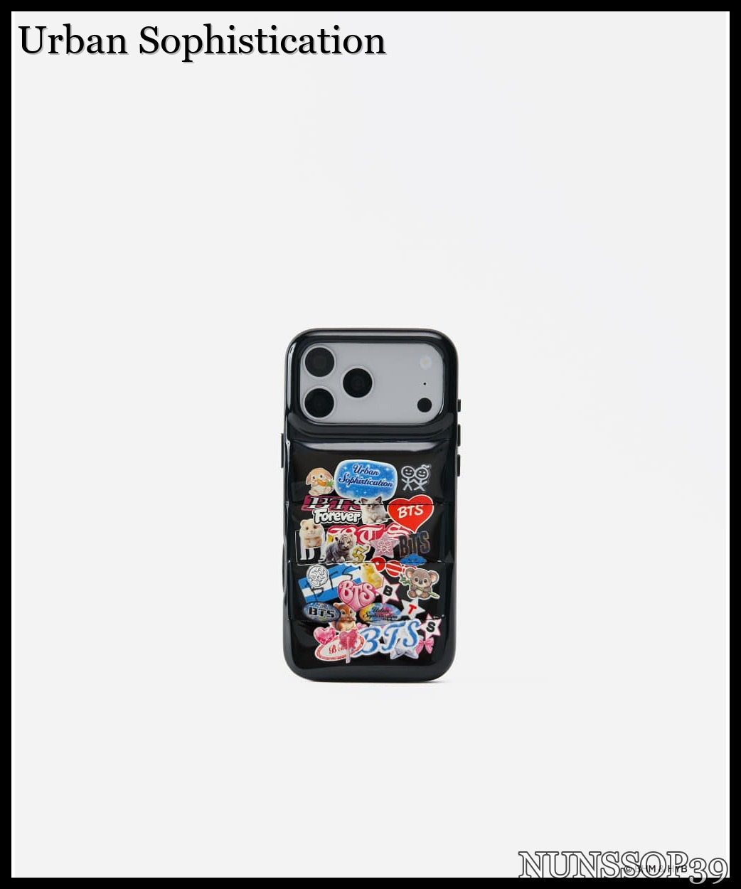 Urban Sophistication The Puffer Case - BTS Stickers in Bla