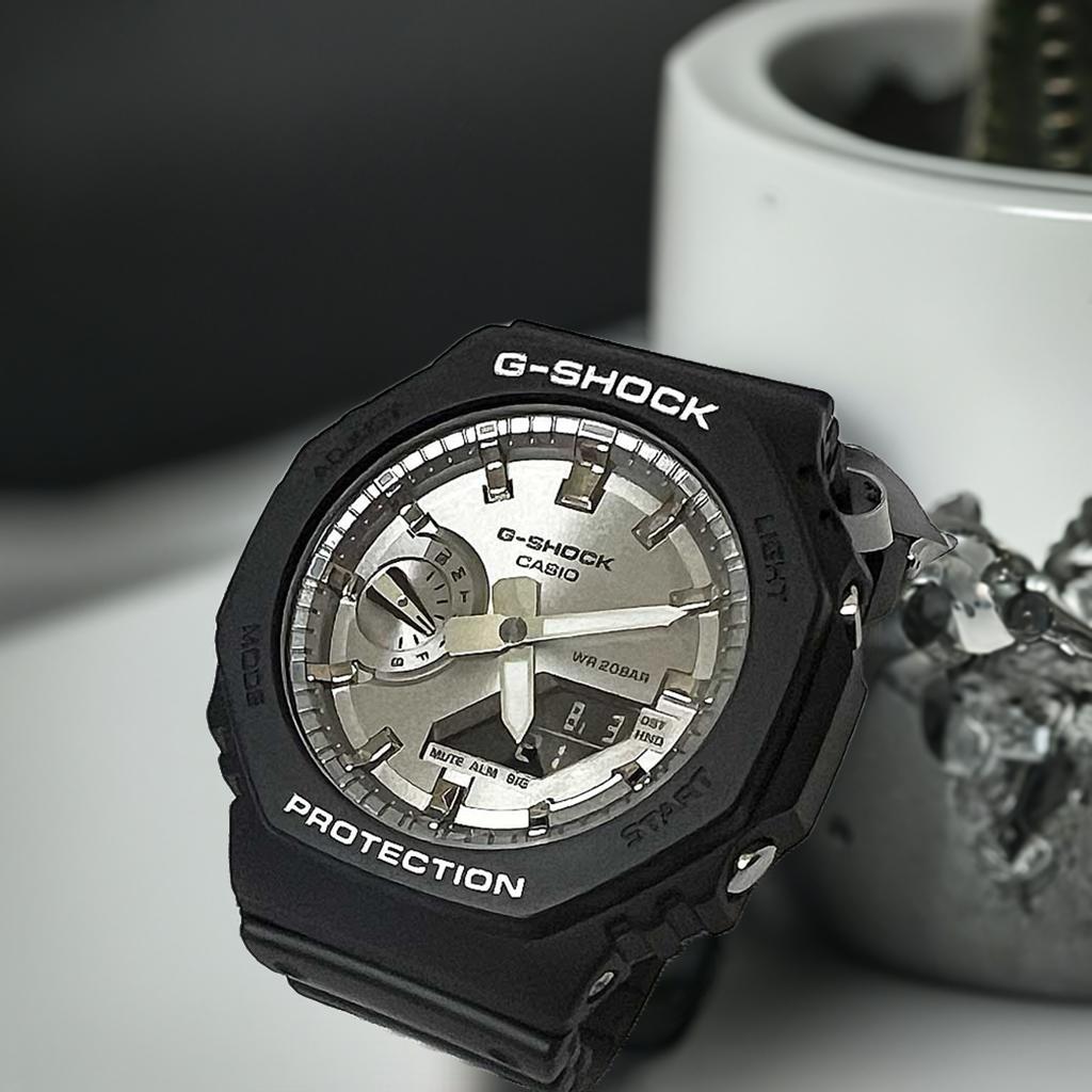 カシオ CASIO 腕時計 G-SHOCK ジーショック カーボンコアガード 　GA-2100SB-1AJF メンズ腕時計 　スーパーイルミネネーター