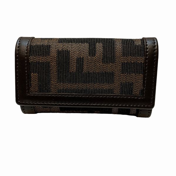 フェンディ FENDI ズッカ 6連キーケース ブランド小物 ユニセックス 【中古】