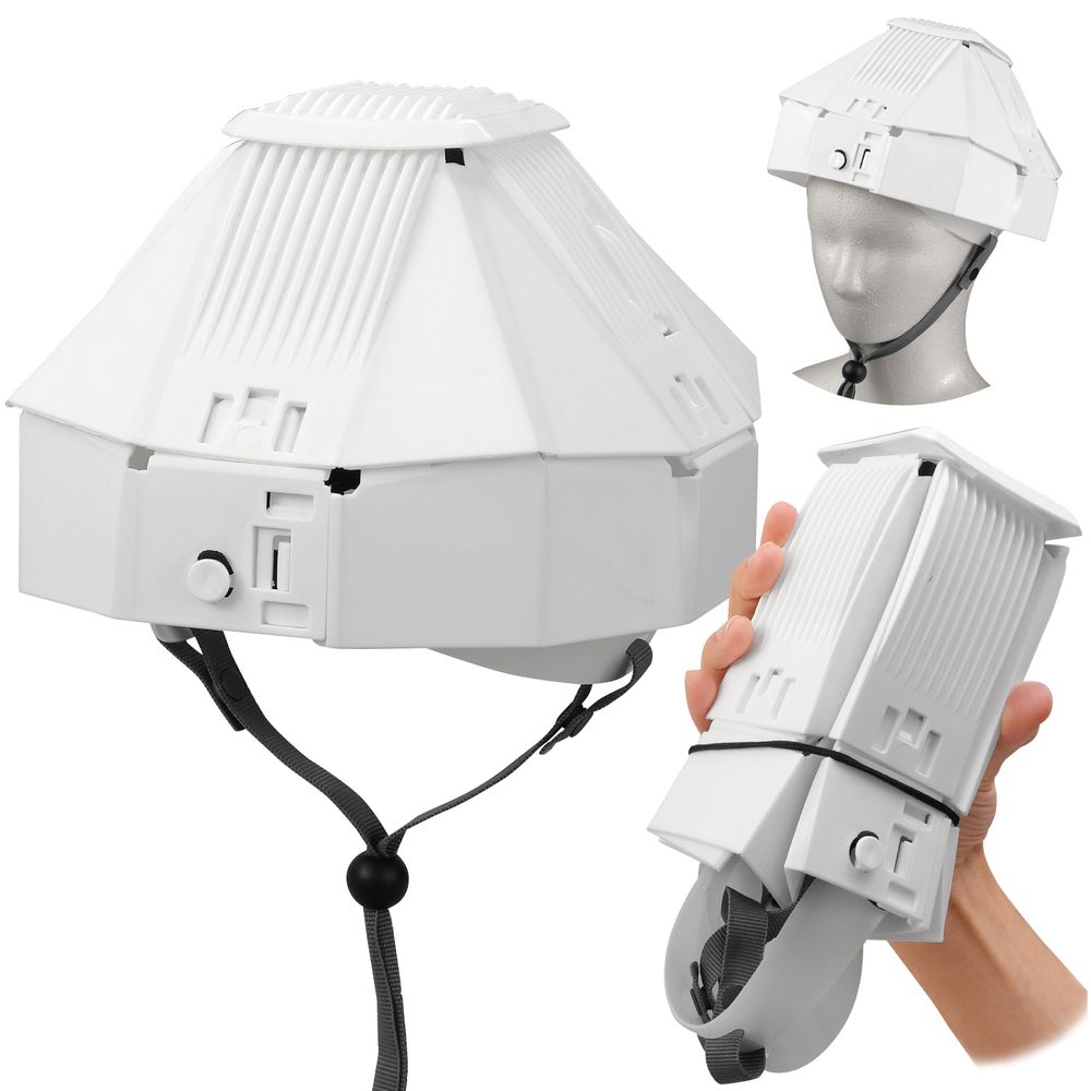 （まとめ買い）アーテック 折りたたみ防災ヘルメット カサヘル 35588 [x3セット] [防災用品]