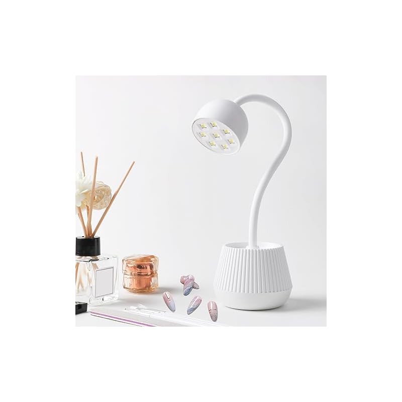 peipai LED & UV ネイルライト 24W ジェルネイル用ライト uvライト レジン用 硬化ライト プロ用 全ジェル対応 2階段タイマー 8個ライト 360回転 手足両用 充電式