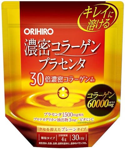他サイト： オリヒロ 濃密 コラーゲン プラセンタ 120g プロテオグリカンの商品画像